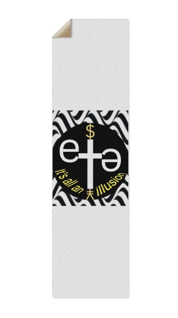 ete. “Optical Illusion” white griptape .ete