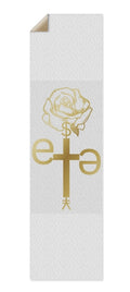ete. “Golden Rose Uplift” white griptape .ete